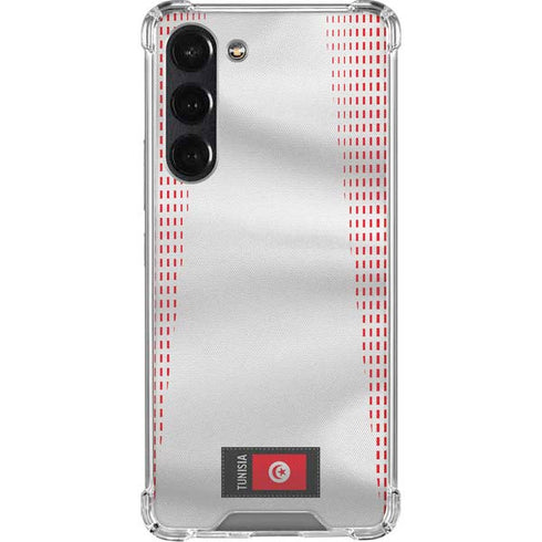 Tunisia Soccer Flag Galaxy S24 FE Clear Case
